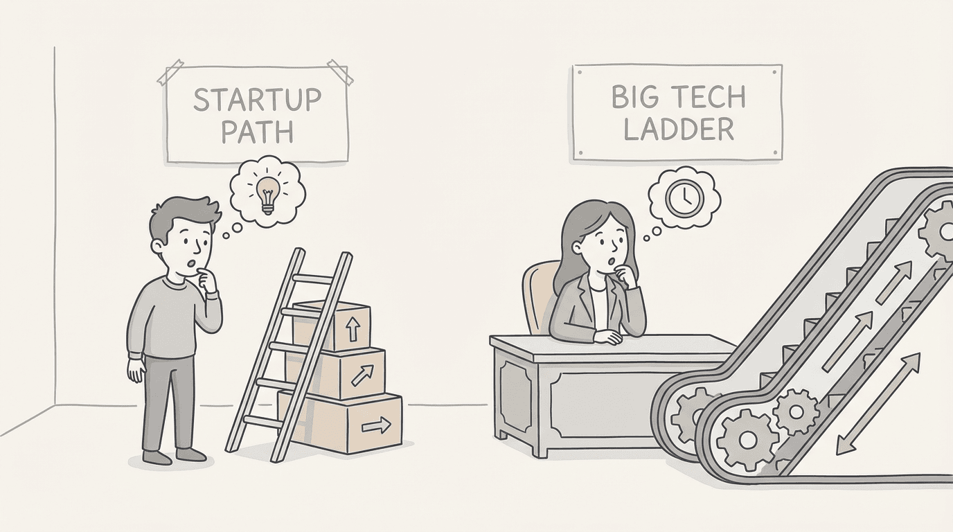Startup vs Big Tech Promotion: Why the Rules Are Completely Different