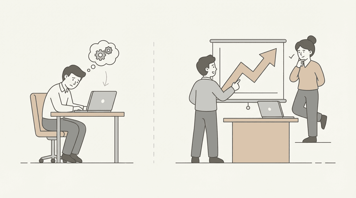 The Difference Between Doing the Job and Proving You're Ready