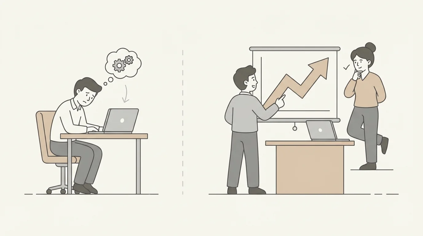 The Difference Between Doing the Job and Proving You're Ready
